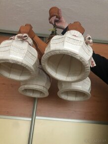 Drevený štýlový luster, 