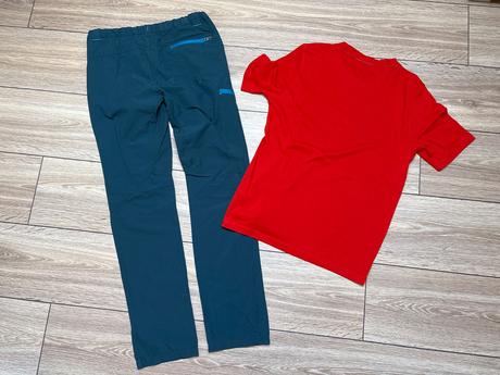 Turistické nohavice + tričko, mckinley,158