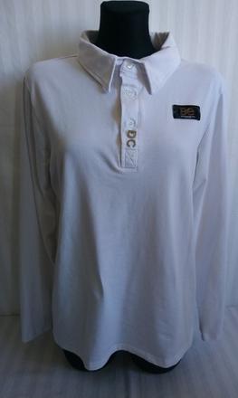 Biely elastický top so zapínaním, disco & crfate, xl