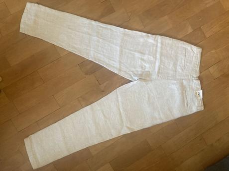Ľanové nohavice zara veľ. 38, zara,38