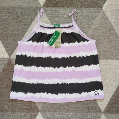 Letné bavlnené tielko benetton - nové s visačkou, benetton,164 / 170