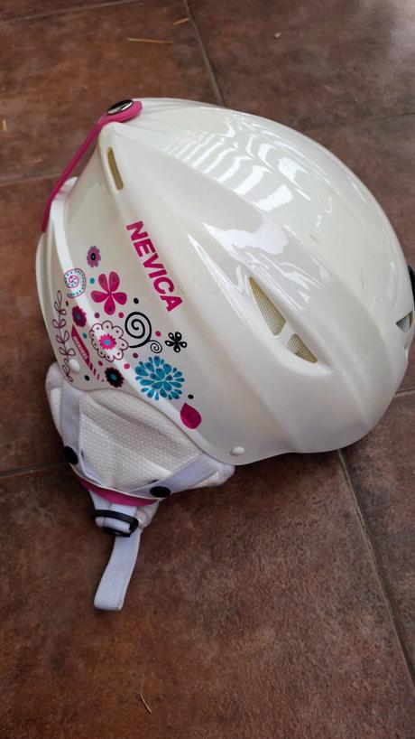 Lyžiarska prilba nevica + okuliare, s