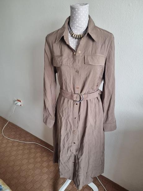 Hnedé košeľové šaty reserved veľ. 40, reserved,40