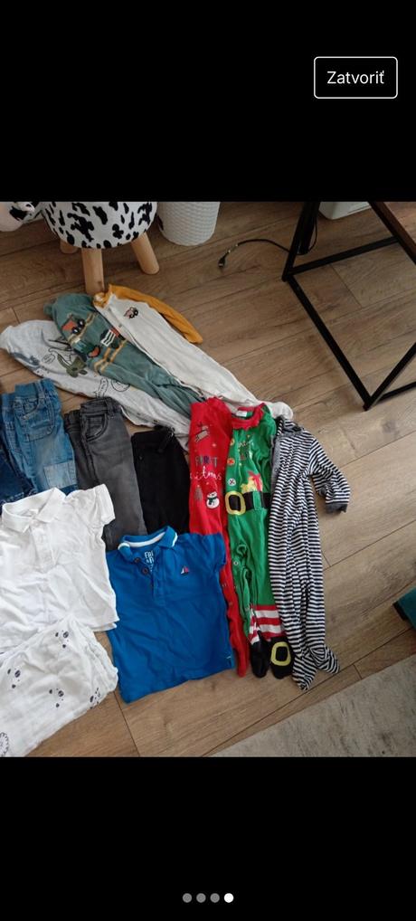 Balík chlapčenského oblecenia 6-9/9-12 mesiacov, 86–98