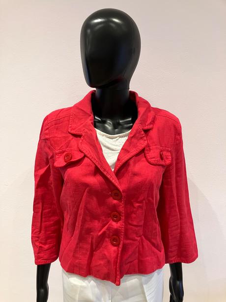 Dámske červené sako (m), m
