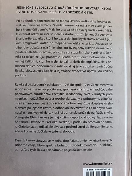 Denník rywky lipszycovej, 