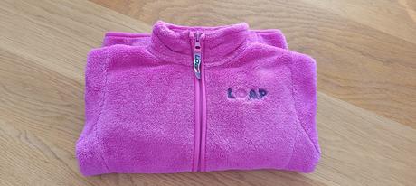 Loap huňatá fleece mikina, loap,116