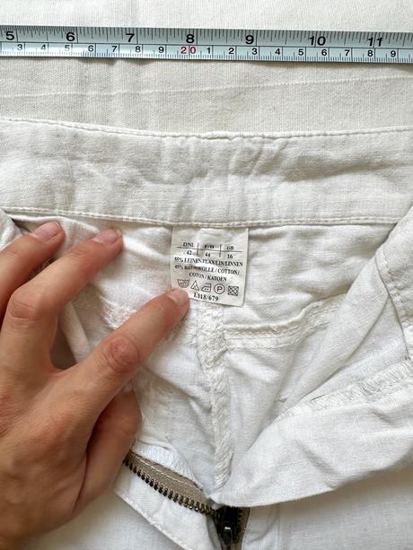 Ľanové 3/4 nohavice, xl