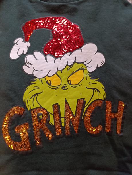 Grinch vianočna mikina ff 146, tesco,146
