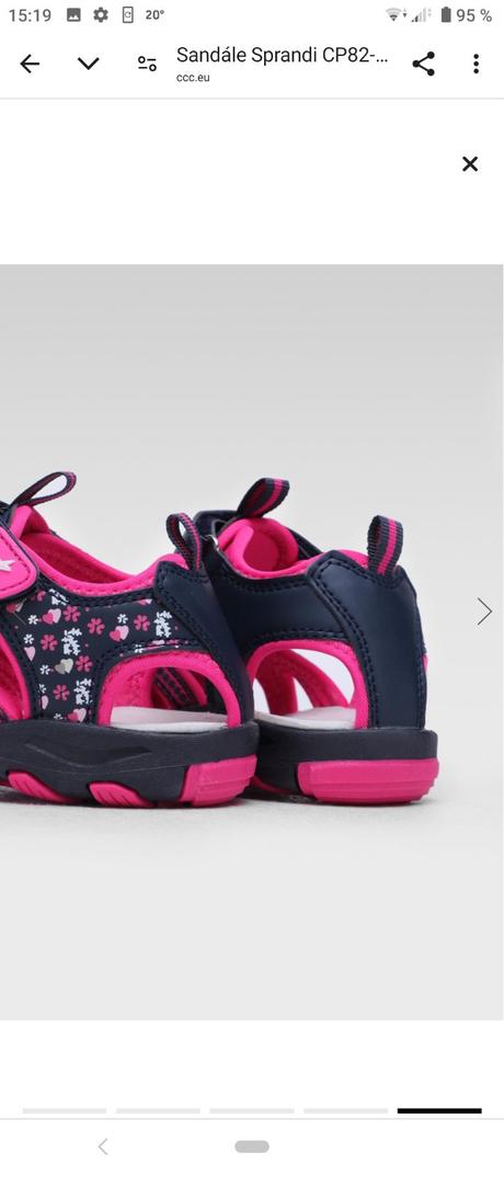 Sprandi sandále na suchý zips, sprandi,30