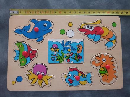 Drevená skladačka,