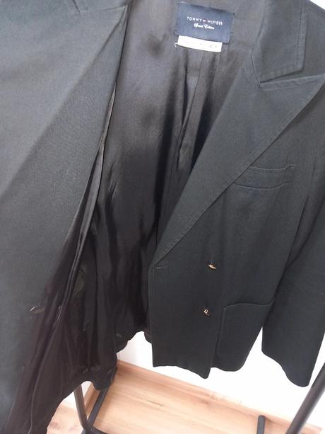 Čierne sako tommy hilfiger, tommy hilfiger,m