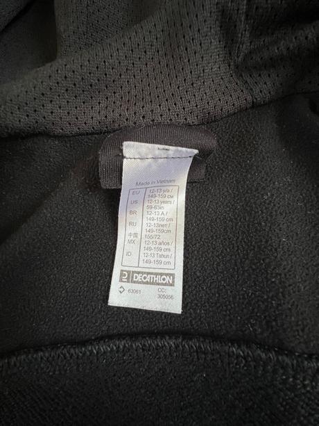 Detska dievcenska mikina, decathlon,146
