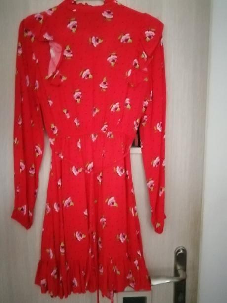 Dámske nové šaty červené, bonprix,38
