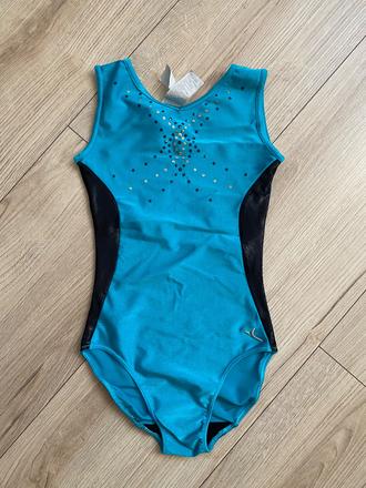 Gymnasticky trikot na cvicenie, decathlon,140