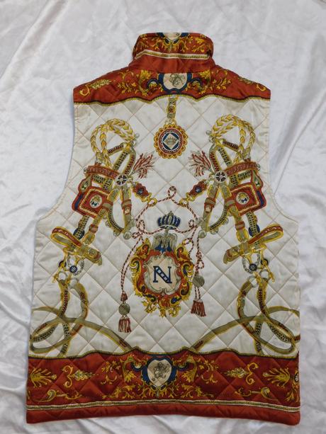 Vintage mirage silks collections hodvabna vesta, 40