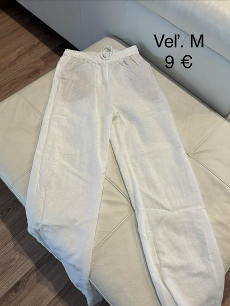 Dámske ľanové nohavice, zara,s