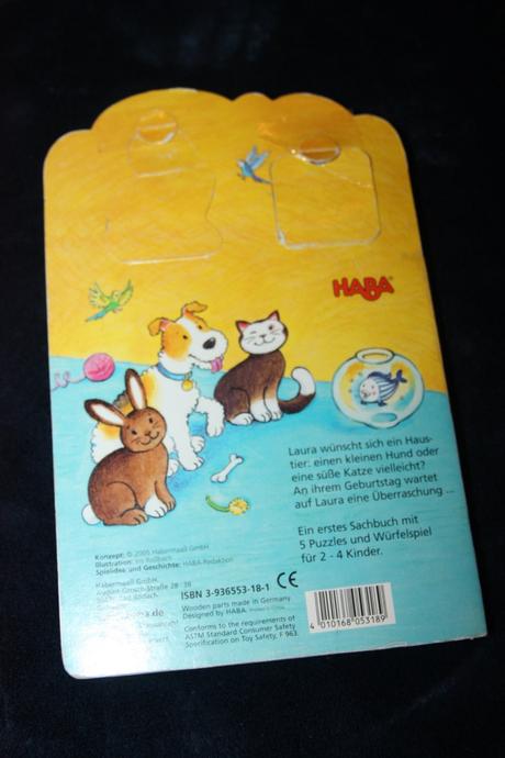 Zvieratko pre lauru - 3v1 -leporelo puzzle hra, 