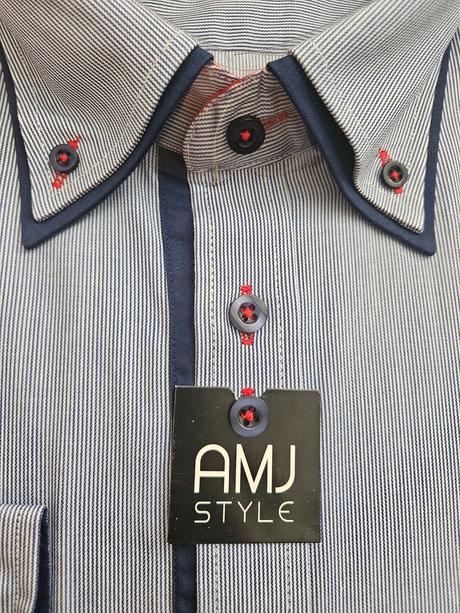 Košeľa amj modrá, 43
