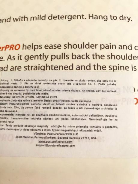 Magnetická podpora chrbtice,