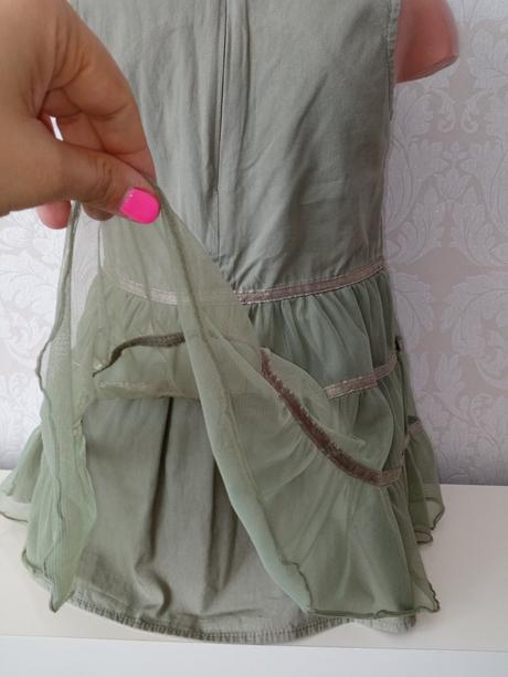 Dievčenské khaki šaty esprit (2-3 r), esprit,92