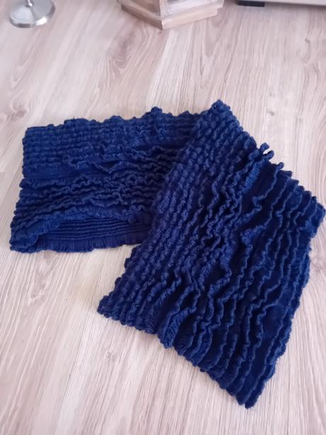 Tmavomodrý šál/tunel, f&f