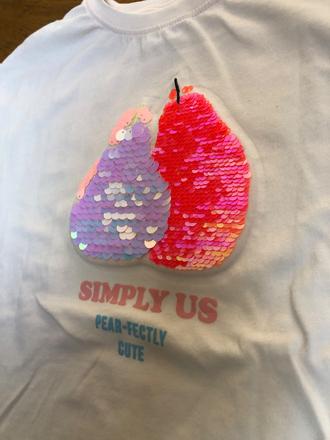 Flitrove tricko, zara,134