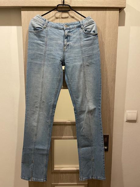 Zvonové džínsy l, bershka,l