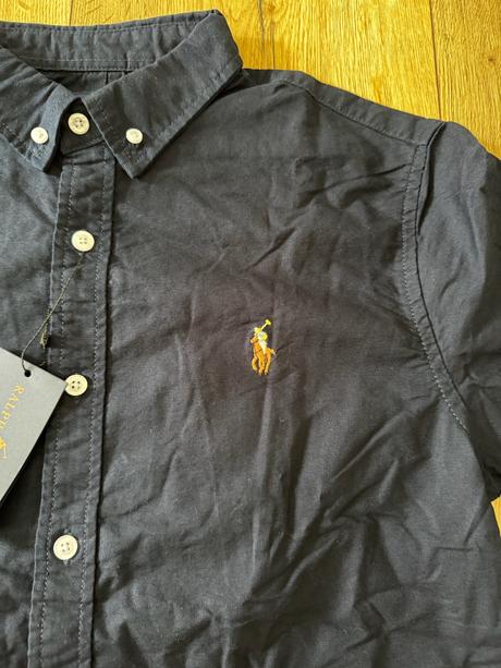 Pánska košeľa tmavomodrá ralph lauren l, ralph lauren,l