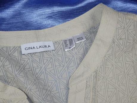 Gina laura kvalitná béžová blúzka, 50