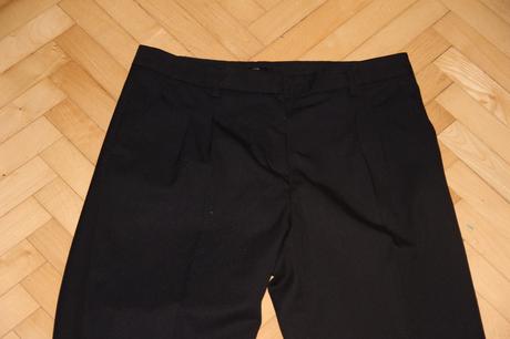 Čierne nohavice, h&m,xs