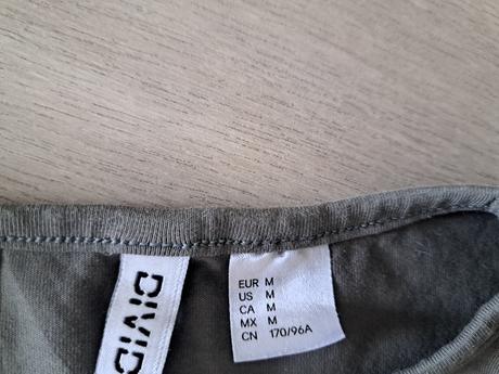 Bavlnené tričká, h&m,s