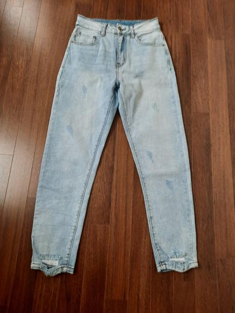 Džínsové modré nohavice, xs