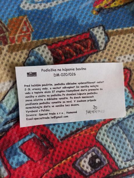 Podložky na kúpanie tega baby, 