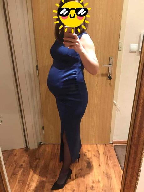 Tehotenske spolocenske saty, s