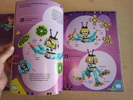 Lego build and stick robots, 