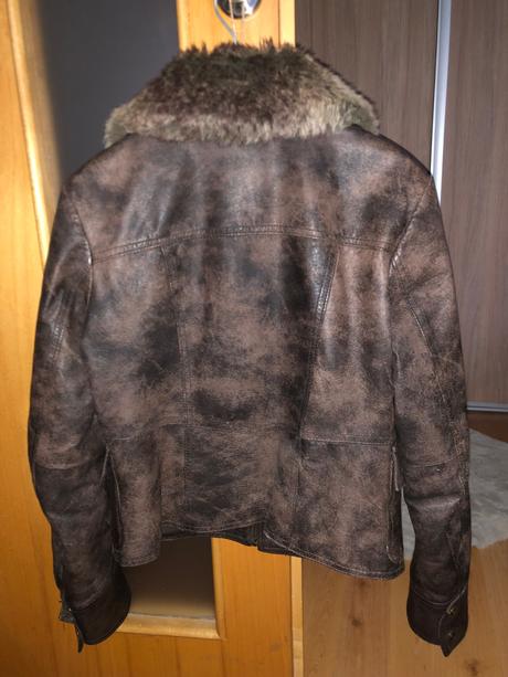 Jesenná bundička kožená, 36