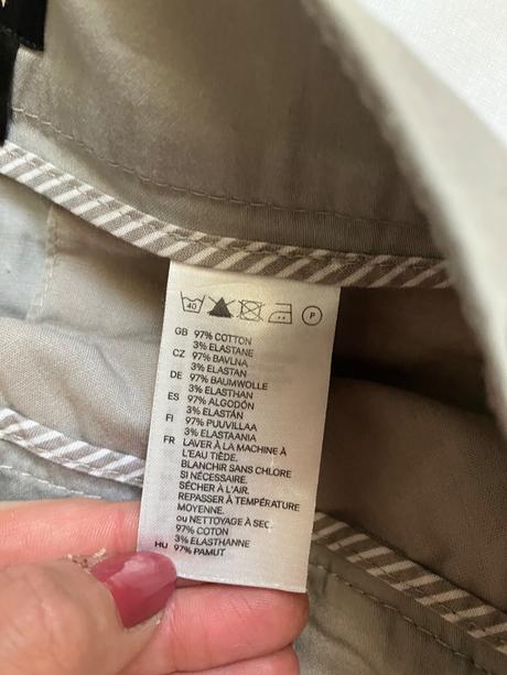 Dámske sivé kraťasy elegantné, h&m,xs