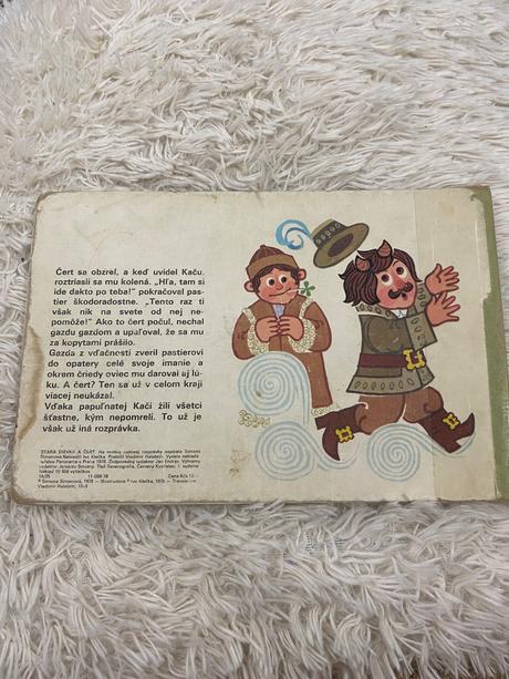 Staré retro lepolero stará dievka a čert 1978,