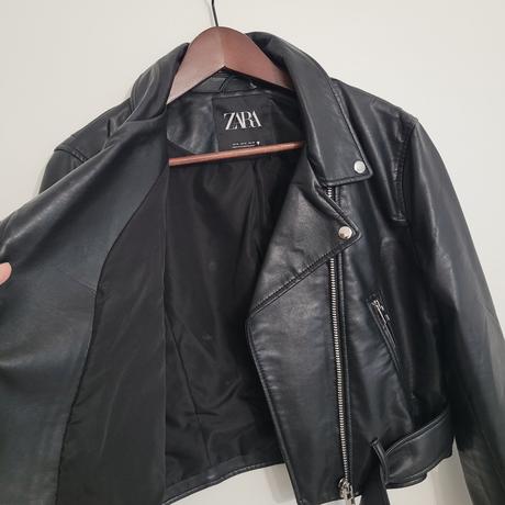 Koženková bundička, zara,xl