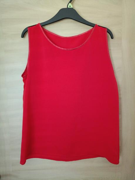 Tričko červené voľné, s
