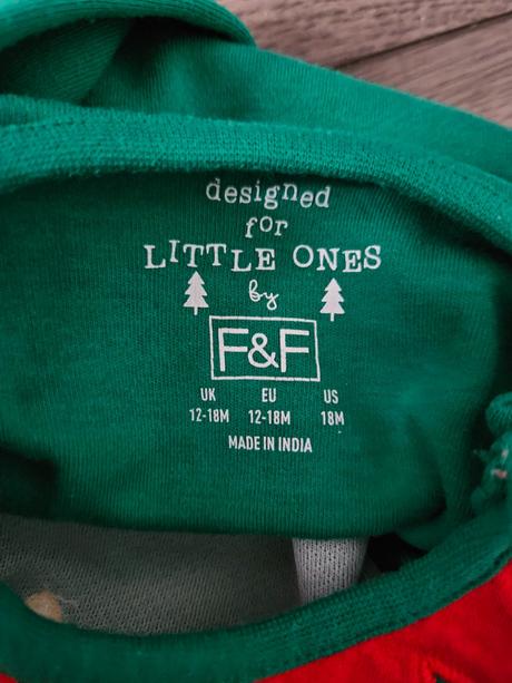 Elfské vianočné pyžamko vianočný škriatok 86, 86