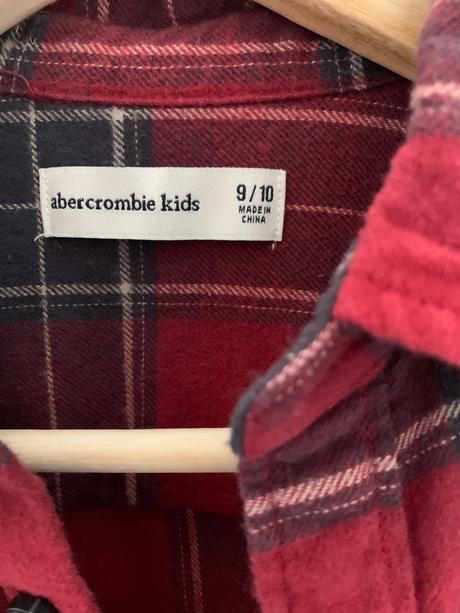 Košeľa karovana, abercrombie&fitch,128