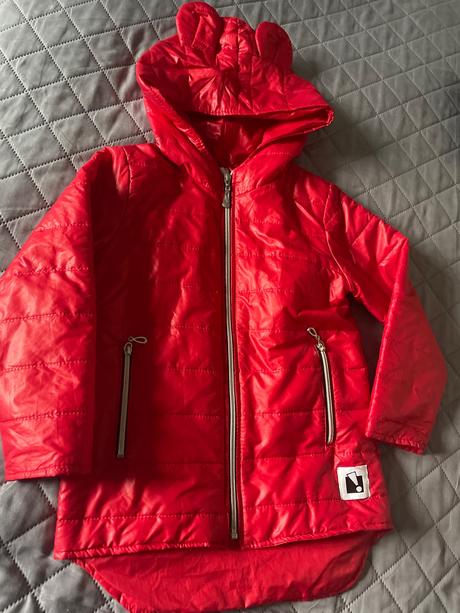 Prechodná dievčenská detská vetrovka, 110