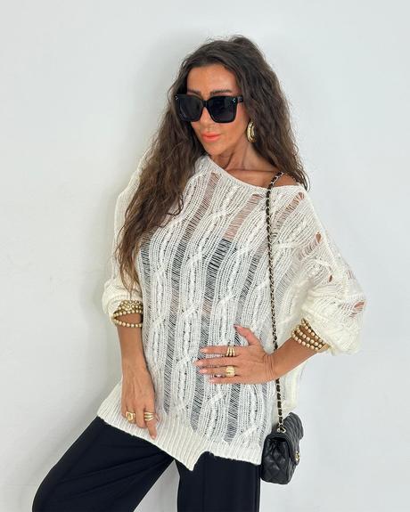 Zara - pavučinkový jemný sveter, zara