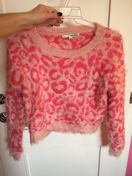 Mäkkučký ružový svetrík tally weijl, veľ. xs, tally weijl,xs