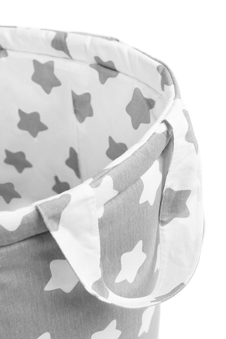 Sensillo kôš na hračky šedé hviezdy,