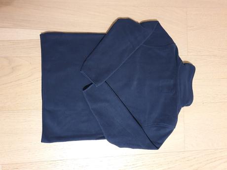 Flisová tmavomodrá mikina, c&a,134