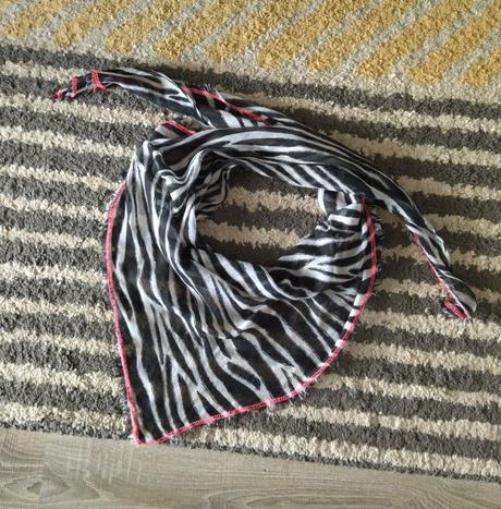 Zebrová šatka 110/134, h&m,116