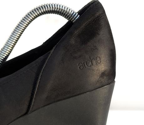 Kožené lodičky na platforme, 38